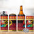 Vanuatu Christmas 4 in 1 Can Cooler Tumbler Joyeux Noel Surfing Santa With Boar Tusk - Polynesian Pride