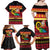 Vanuatu Christmas Family Matching Off Shoulder Maxi Dress and Hawaiian Shirt Joyeux Noel Surfing Santa With Boar Tusk - Polynesian Pride
