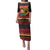 Vanuatu Christmas Family Matching Puletasi and Hawaiian Shirt Joyeux Noel Surfing Santa With Boar Tusk - Polynesian Pride