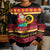 Vanuatu Christmas Kid Ugly Christmas Sweater Joyeux Noel Surfing Santa With Boar Tusk - Polynesian Pride
