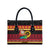 Vanuatu Christmas Leather Bag Joyeux Noel Surfing Santa With Boar Tusk - Polynesian Pride