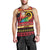 Vanuatu Christmas Men Tank Top Joyeux Noel Surfing Santa With Boar Tusk - Polynesian Pride