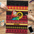 Vanuatu Christmas Puzzle Joyeux Noel Surfing Santa With Boar Tusk - Polynesian Pride