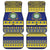 Niue Christmas Car Mats Monuina e Kilisimasi Hiapo Motifs - Polynesian Pride