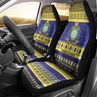 Niue Christmas Car Seat Cover Monuina e Kilisimasi Hiapo Motifs - Polynesian Pride