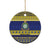 Niue Christmas Ceramic Ornament Monuina e Kilisimasi Hiapo Motifs - Polynesian Pride
