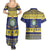 Niue Christmas Couples Matching Summer Maxi Dress and Hawaiian Shirt Monuina e Kilisimasi Hiapo Motifs - Polynesian Pride