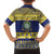 Niue Christmas Family Matching Off The Shoulder Long Sleeve Dress and Hawaiian Shirt Monuina e Kilisimasi Hiapo Motifs - Polynesian Pride