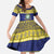 Niue Christmas Family Matching Short Sleeve Bodycon Dress and Hawaiian Shirt Monuina e Kilisimasi Hiapo Motifs - Polynesian Pride