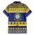 Niue Christmas Family Matching Short Sleeve Bodycon Dress and Hawaiian Shirt Monuina e Kilisimasi Hiapo Motifs - Polynesian Pride