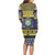 Niue Christmas Long Sleeve Bodycon Dress Monuina e Kilisimasi Hiapo Motifs - Polynesian Pride