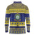 Niue Christmas Long Sleeve Polo Shirt Monuina e Kilisimasi Hiapo Motifs - Polynesian Pride