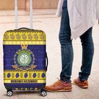 Niue Christmas Luggage Cover Monuina e Kilisimasi Hiapo Motifs - Polynesian Pride