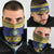 Niue Christmas Neck Gaiter Monuina e Kilisimasi Hiapo Motifs - Polynesian Pride