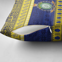 Niue Christmas Pillow Cover Monuina e Kilisimasi Hiapo Motifs - Polynesian Pride