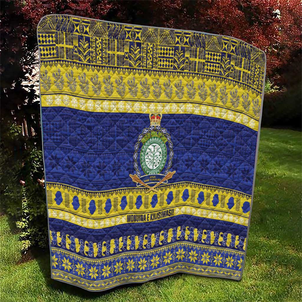 Niue Christmas Quilt Monuina e Kilisimasi Hiapo Motifs - Polynesian Pride