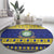 Niue Christmas Round Carpet Monuina e Kilisimasi Hiapo Motifs - Polynesian Pride