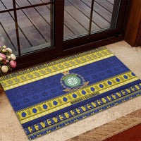 Niue Christmas Rubber Doormat Monuina e Kilisimasi Hiapo Motifs - Polynesian Pride