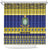 Niue Christmas Shower Curtain Monuina e Kilisimasi Hiapo Motifs - Polynesian Pride