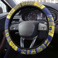 Niue Christmas Steering Wheel Cover Monuina e Kilisimasi Hiapo Motifs - Polynesian Pride