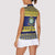 Niue Christmas Women Sleeveless Polo Shirt Monuina e Kilisimasi Hiapo Motifs - Polynesian Pride