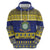 Niue Christmas Zip Hoodie Monuina e Kilisimasi Hiapo Motifs - Polynesian Pride