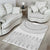 Niue White Sunday Area Rug Tapu Fanau Ia Puakenikeni Hiapo Pattern - Polynesian Pride