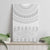 Niue White Sunday Canvas Wall Art Tapu Fanau Ia Puakenikeni Hiapo Pattern - Polynesian Pride