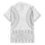 Niue White Sunday Family Matching Tank Maxi Dress and Hawaiian Shirt Tapu Fanau Ia Puakenikeni Hiapo Pattern - Polynesian Pride