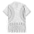 Niue White Sunday Hawaiian Shirt Tapu Fanau Ia Puakenikeni Hiapo Pattern - Polynesian Pride