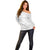 Niue White Sunday Off Shoulder Sweater Tapu Fanau Ia Puakenikeni Hiapo Pattern - Polynesian Pride