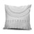 Niue White Sunday Pillow Cover Tapu Fanau Ia Puakenikeni Hiapo Pattern - Polynesian Pride