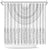 Niue White Sunday Shower Curtain Tapu Fanau Ia Puakenikeni Hiapo Pattern - Polynesian Pride