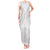 Niue White Sunday Tank Maxi Dress Tapu Fanau Ia Puakenikeni Hiapo Pattern - Polynesian Pride