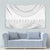 Niue White Sunday Tapestry Tapu Fanau Ia Puakenikeni Hiapo Pattern - Polynesian Pride