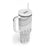 Niue White Sunday Tumbler With Handle Tapu Fanau Ia Puakenikeni Hiapo Pattern - Polynesian Pride