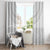 Niue White Sunday Window Curtain Tapu Fanau Ia Puakenikeni Hiapo Pattern - Polynesian Pride