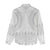 Niue White Sunday Women Casual Shirt Tapu Fanau Ia Puakenikeni Hiapo Pattern - Polynesian Pride