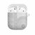 Niue White Sunday AirPods Case Half Hiapo Pattern Vibes - Polynesian Pride