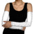 Niue White Sunday Arm Sleeves Half Hiapo Pattern Vibes - Polynesian Pride