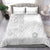 Niue White Sunday Bedding Set Half Hiapo Pattern Vibes - Polynesian Pride