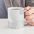 Niue White Sunday Ceramic Mug Half Hiapo Pattern Vibes - Polynesian Pride