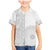 Niue White Sunday Family Matching Mermaid Dress and Hawaiian Shirt Half Hiapo Pattern Vibes - Polynesian Pride