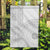Niue White Sunday Garden Flag Half Hiapo Pattern Vibes - Polynesian Pride