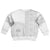 Niue White Sunday Kid Ugly Christmas Sweater Half Hiapo Pattern Vibes - Polynesian Pride