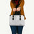 Niue White Sunday Leather Bag Half Hiapo Pattern Vibes - Polynesian Pride