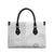 Niue White Sunday Leather Bag Half Hiapo Pattern Vibes - Polynesian Pride
