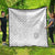 Niue White Sunday Quilt Half Hiapo Pattern Vibes - Polynesian Pride