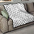 Niue White Sunday Quilt Half Hiapo Pattern Vibes - Polynesian Pride