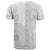 Niue White Sunday T Shirt Half Hiapo Pattern Vibes - Polynesian Pride